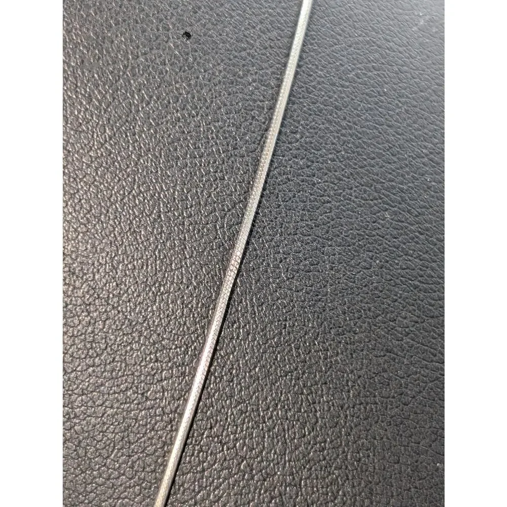 Vtg Emily Sterling Initial 'N' .5" Disk Pendant 22" Snake Chain Necklace - Picture 4 of 7